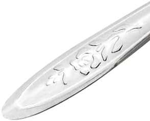 Miniatura 3 de LILYS PET Cuchara de alimentación de metal de acero inoxidable de 4.7 pulgadas, cuchara de alimentación especial, cucharas de medicina, cucharas de