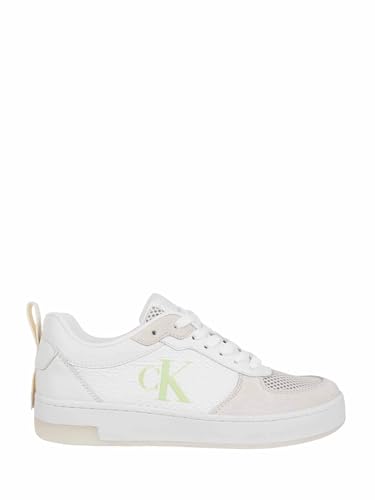 Baskets blanches femme Calvin Klein Jeans cuir Yw0yw00919