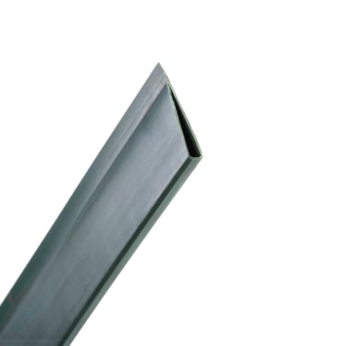 Nortene | Perfil Remate U Cañizo PVC 1.5 M Verde | Ocultación | Embellecedor | Duradero Y Resistente | Protección UV