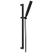 Delta 5-Spray Touch Clean H2Okinetic Slide Bar Hand Held Shower with Hose, Matte Black 51140-BL