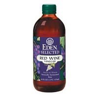 Eden Alimentos Raw de vinagre de vino tinto (3x 16oz) por Eden