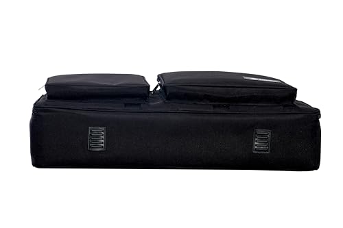 Image of GIG Master DJ Console & Controller Cover /Safety Case /Backpack for Pioneer DJ DDJ-GRV6, Heavy Padded Light Weight with Double Pocket (Black)