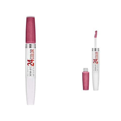 MAYBELLINE Super Stay 24 2-Step Liquid Lipstick, Timeless Rose & ...