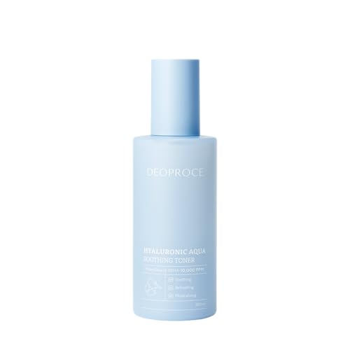 Deoproce Hyaluronic Aqua Soothing Toner 200ml, Korean Skincare, Moisturizing, Skin Soothing, Hyaluronic Acid, Centella Asiatica, Hydrating