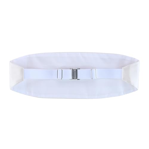 Image of Trafalgar Men's Sutton Solid Color Silk Cummerbund