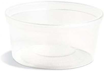 Value Line 12 oz Clear Polypropylene Deli Container, 179066, Combo, Base and Lid | 240/Case