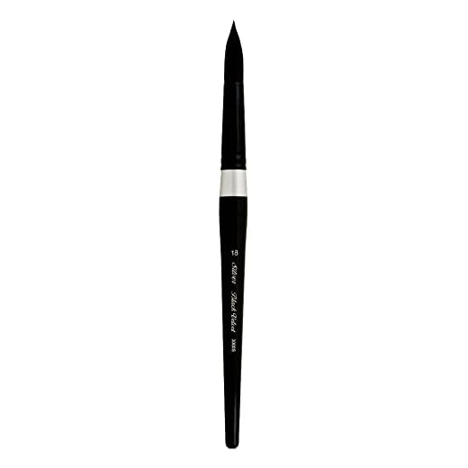Silver Brush Black Velvet Round Paintbrush