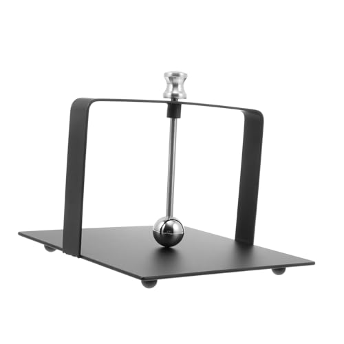 Loigohon ナプキンホルダー ホテル用 ? 重みのあるアームで飛散防止、使いやすいデスクトップスタンド (17.5X17.5CM,黒)