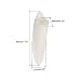 MECCANIXITY 9mm Plastic Pocket Hole Plugs,Wood Plugs Covers Slant Hole Caps for Pocket Hole Jig Working Tool Accessories,Yellow White Pack of 100