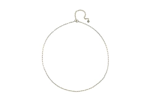 Collier à maillons ovale en or de haute qualité et durable pour femme au fini minimaliste