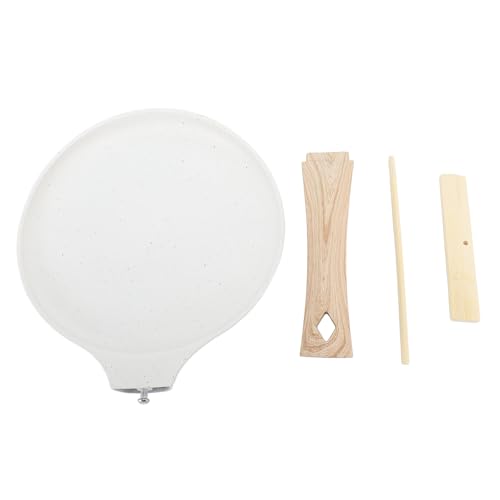 Tortilla Pan with Detachable Handle, Nonstick Crepe Pan with Spreader, Tortilla Pan Griddle Pan, Granite Coating Skillet Pan for Egg Omelet Tortilla, Flat Frying Pan