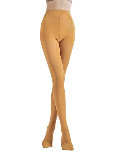 Image of Sahabowi Women Tights, Female Sheer High Waist Pantyhose, Vintage Control Top Stockings