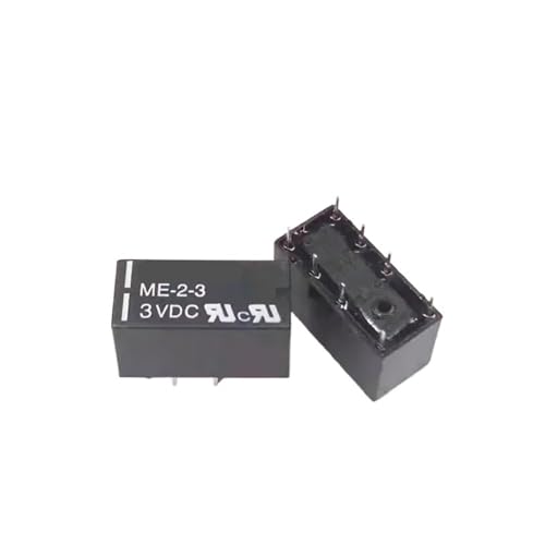 Relais 8 broches ME-2-3 ME23 basse tension 3V DC haute fiabilité