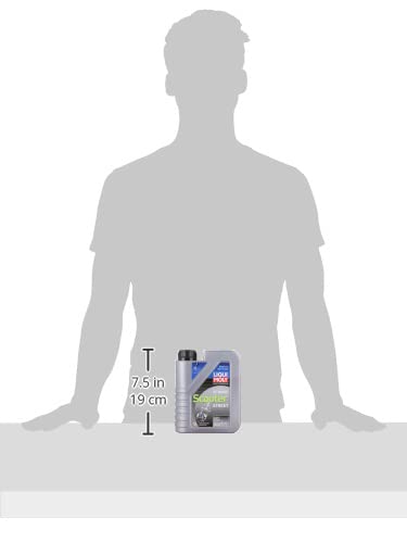 LIQUI MOLY Motorbike 2T Basic Scooter | 1 L | Motorrad 2-Takt-Öl | Art.-Nr.: 1619, Silber