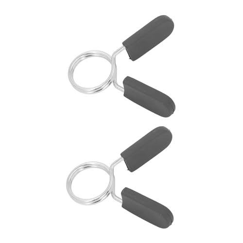 Yuecoom 2PCS Spring Clip Collars,Dumbbell Spring Clip Dumbbell Spring Lock with Handle Comfortable Grip Easy Use Wightl Used for Gym Exercise