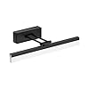 Klighten 9W Lampada da Specchio per Bagno LED, Bianco Freddo 6000K Luce da Specchio Bagno, Applique Bagno Specchio Moderno Nero, 40cm, 585Lumen, 180°Regolabile, Non Dimmerabile