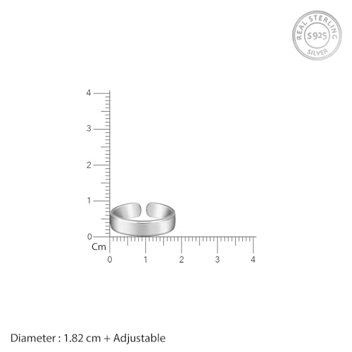 Image of GIVA 925 Silver Rebel Ring For Him,Adjustable | Gifts for Mens and Boys| With Certificate of Authenticity and 925 Stamp | 6 Months Warranty