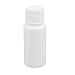 Aexit 20ml Plastic gauge White Round Solid Powder Bottle Storage Container Jar