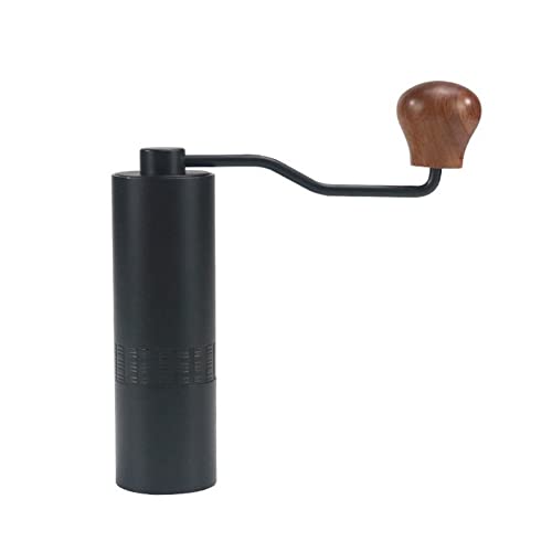 FGHJQ Manuelle Kaffeemühle mit konischem Grat aus Stahl, tragbare Hand-Kaffeemühle für Büro, Zuhause, Camping