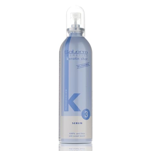 SALERM - Sérum Capilar - Sérum Keratin Shot Finish - 100 ml - Toque Final del Keratin Shot - Acondicionamiento y Brillo - Anti Frizz - Repara las puntas Abiertas - Elimina la Electricidad Estática