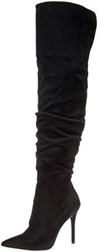 Jessica Simpson Women's Loury Stiletto Heeled Over-The-Knee Boot Black Size 11