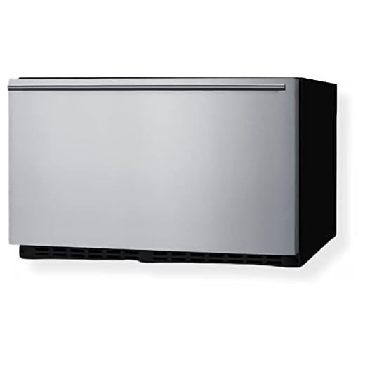 Summit 30” Single Drawer Refrigerator, 2.54 cu.ft. Capacity, Stainless Steel, Panel Ready Capable*- SDR30 (*Panels not included)
