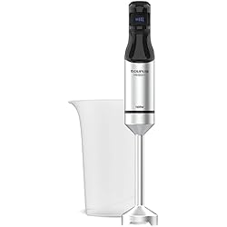 Taurus - Batidora de mano | 1500W | Picadora eléctrica INOX | 20 Velocidades + Turbo | Vaso medidor| Pica hielo, alimentos congelados, frutos secos