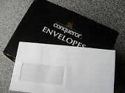 50 C6 Conqueror Laid (Textured) Cream Envelopes (¼ A4 - View #9