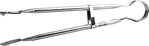 Long Handle Stainless Steel BBQ Steak Meat Tong Turner (21 (53cm))