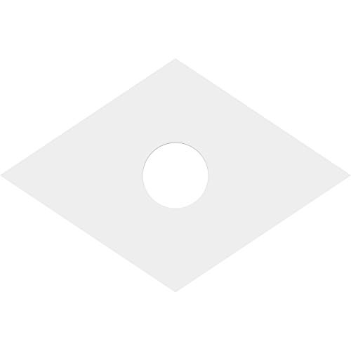 Image of Ekena Millwork CMP16X10DD-03000 Diamond Architectural Grade PVC Contemporary Urethane Ceiling Medallions 16 inchW x 10 5 /8 inchH x 3 inchID x 5 1 /2 inchC x 1 inchP