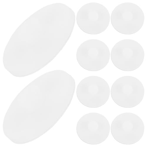 UKCOCO 10個 ビッグベリーカップ 漏れ防止蓋 シリコンボトルストッパー 水筒の栓の交換 シリコンボトルキャップ Whit