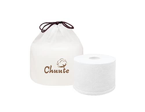 Toalla facial desechable, tejido facial de algodón, toallitas secas para bebés sin perfume, ultra suave para pieles sensibles, toallitas de eliminación de maquillaje espesante (60 unidades, 1 paquete)