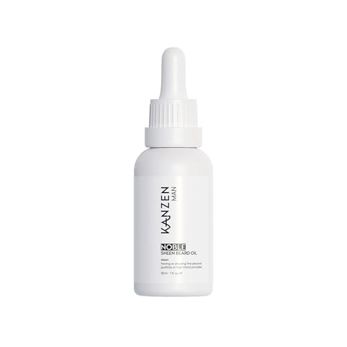Aceite Para Barba Kanzen Man Noble 30 Ml: Aceite Premium Para Barba Que Suaviza, Hidrata Y Cuida, Y Que Favorece Un Vello Facial Más Sano