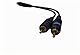 SIENOC 2Stück Cinch Y Kabel Cinch Splitter RCA Y Adapter Kabel 15cm AV Audio Kabel Cinch Verteiler für Subwoofer, Lautsprecher Heimkino