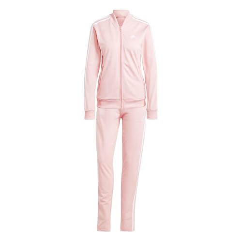 adidas Femme Essentials 3-Stripes Track Suit, semi pink spark/white, S