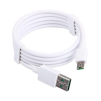 Image of Original Flash /Super VOOC Micro USB 7 Pin Data Sync Fast Charging Cable Compatible with Oppo A8 | A9x | A9 |A1k | A7n |A5s | F11 | F11 Pro | A7 |R15x | K1 |A7x | R17| |USB Micro Cable (MDH-41)