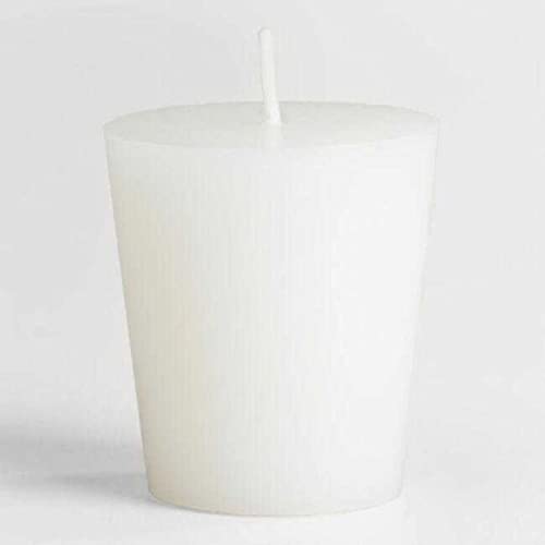 Bear Natural Organics Pack of 12 White Unscented Votive Candles