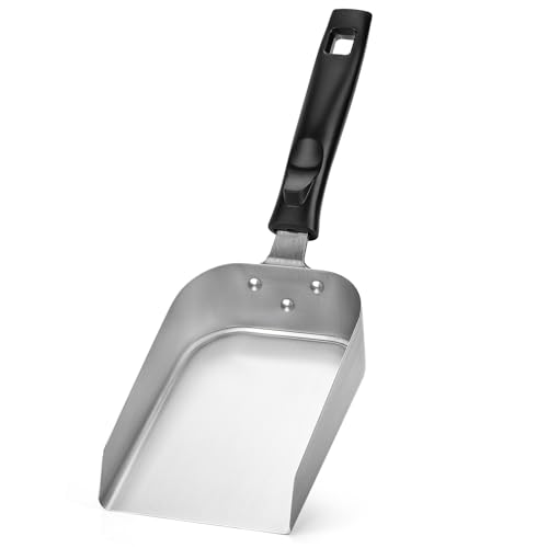 Onlyfire Spatule pour Barbecue en Inox, 16 x 12.5 cm, Pelle à Frite, Pelle de Cuisine