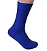 Rambutan Men's "Blue Sky" Dress Seamfree Bamboo Socks US 8.5-12.5 Blue