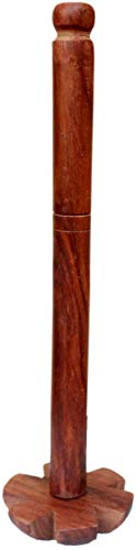 Finaldeals Wooden Mathani Curd Beater Lassi Maker Madhani Whisk - 12 Inch