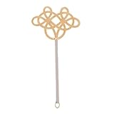 HOODANCOS Langstieliger Teppichklopfer aus Weide mit Großflächigem Staubentferner Robustes Haushaltsreinigungsgerät für Teppiche und Bettdecken Krümelfreie Reinigung ohne Kratzer Langlebig