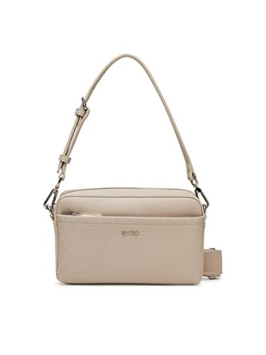 Calvin Klein CK MST AP DBL STRPS LV04F3080G Crossover pour femme, marron (Chateau), taille unique, Marron (Château), One Size