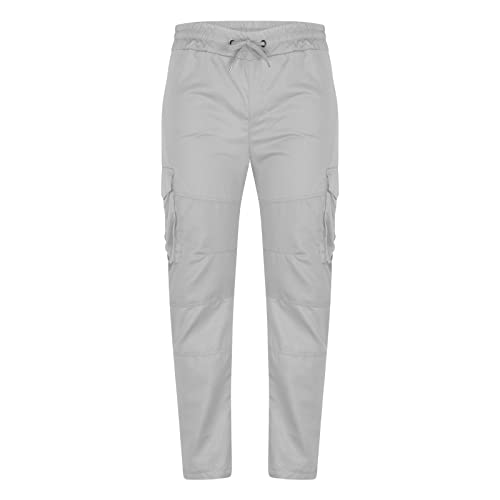 Cargo Pants for Men Baggy Casual Drawstring Outdoor Sports Running Joggers Cotton Work Pants with Multi Pockets3