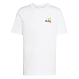 adidas gazelle minimaliste Corte clásico adidas Uomo Mini Embroidery Surfing Graphic T-Shirt, White, M