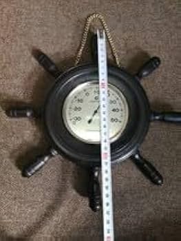 Amazon.co.jp: K13 Citizen シチズン Thermometer 温度計 壁掛け 舵型