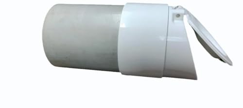 Image of PVC SWR Pipe Flip Cover Valve, Prevent from Rats, Pests and Other Reptiles, Anti-Pest, Anti-Rat & Reptile Blocker (5 inch /140mm)