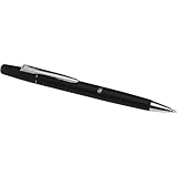 PILOT FriXion Ball LX Erasable, Refillable & Retractable Gel Ink Pen, Fine Point, Black Barrel, Blue Ink, Single Pen (34450)