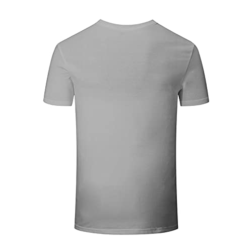 Men's Shirts Fashion Loose Fit Crewneck Solid T-Shirt Athletic Lightweight Breathable Short Sleeve Gym Workout Tops3