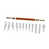 Baluue 13 Stück Teiliges Präzisions Mobiltelefon folien und Reparatur mit Scharfen Klingen Schnitzen Gravieren Bastelskalpell für Modell Holz Karton Dünne Kunststoffe für DIY und