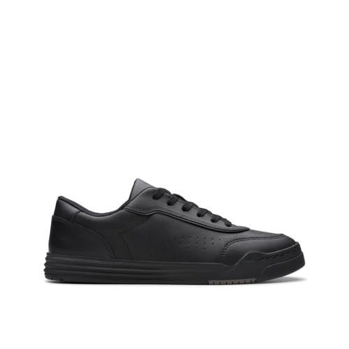 Clarks - 261784247, Niños, Black Leather,